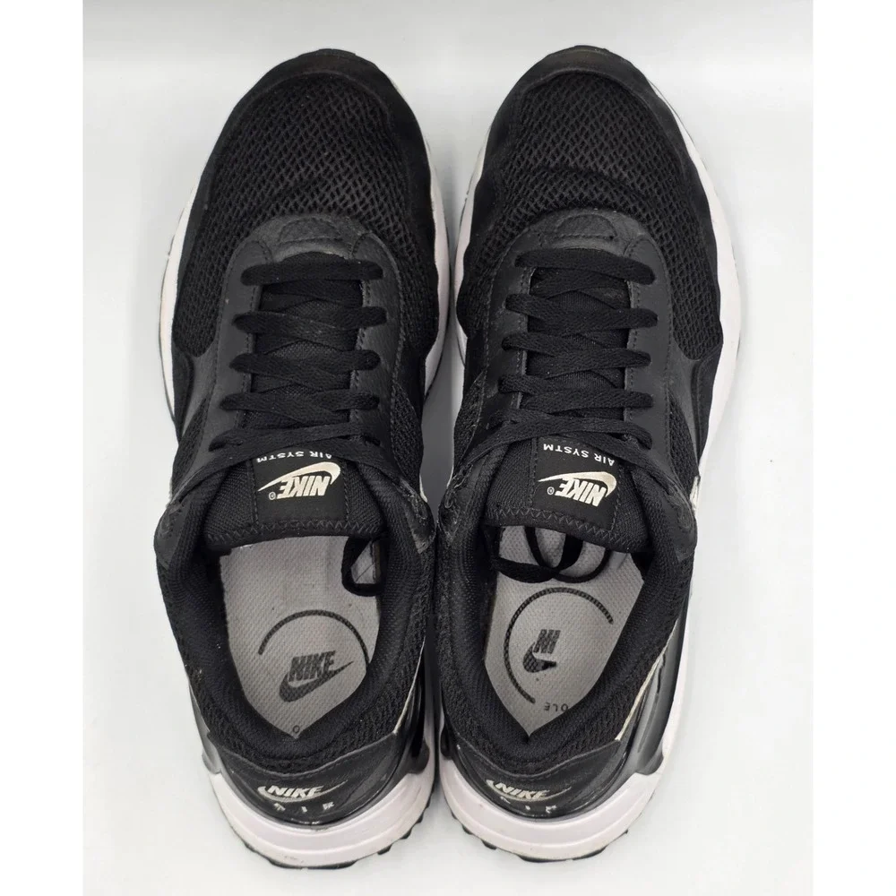 Nike Air Max SYSTM Mens 11.5 Black Grey White Sneakers DM9537-001